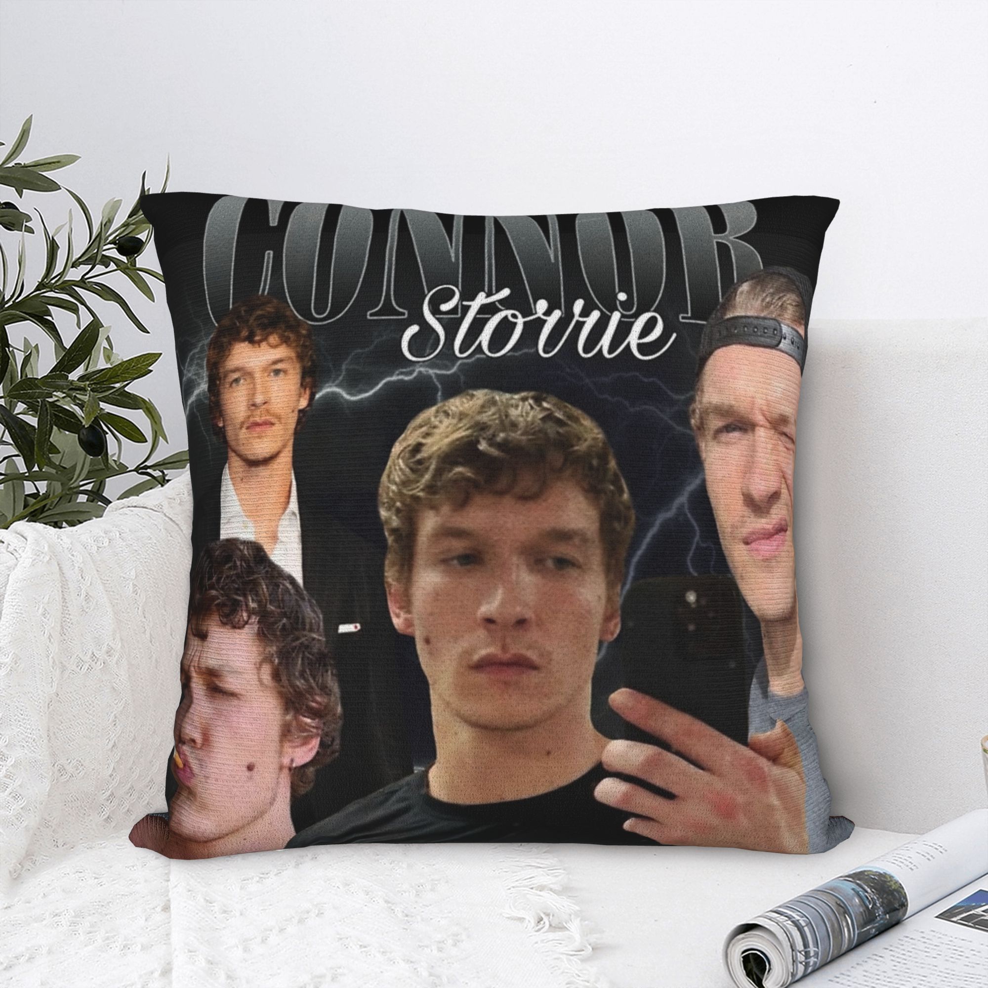 Pillow Cover Sublimation - Connor Storrie-funda de almohada Heated Rivalry