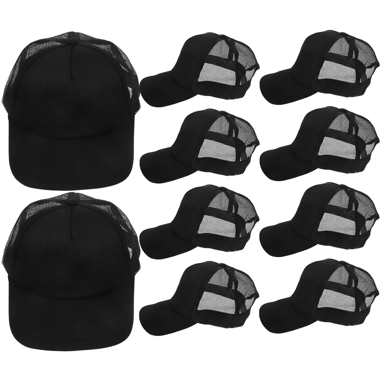 Hat Sublimation Blank - 10 gorras de béisbol de malla