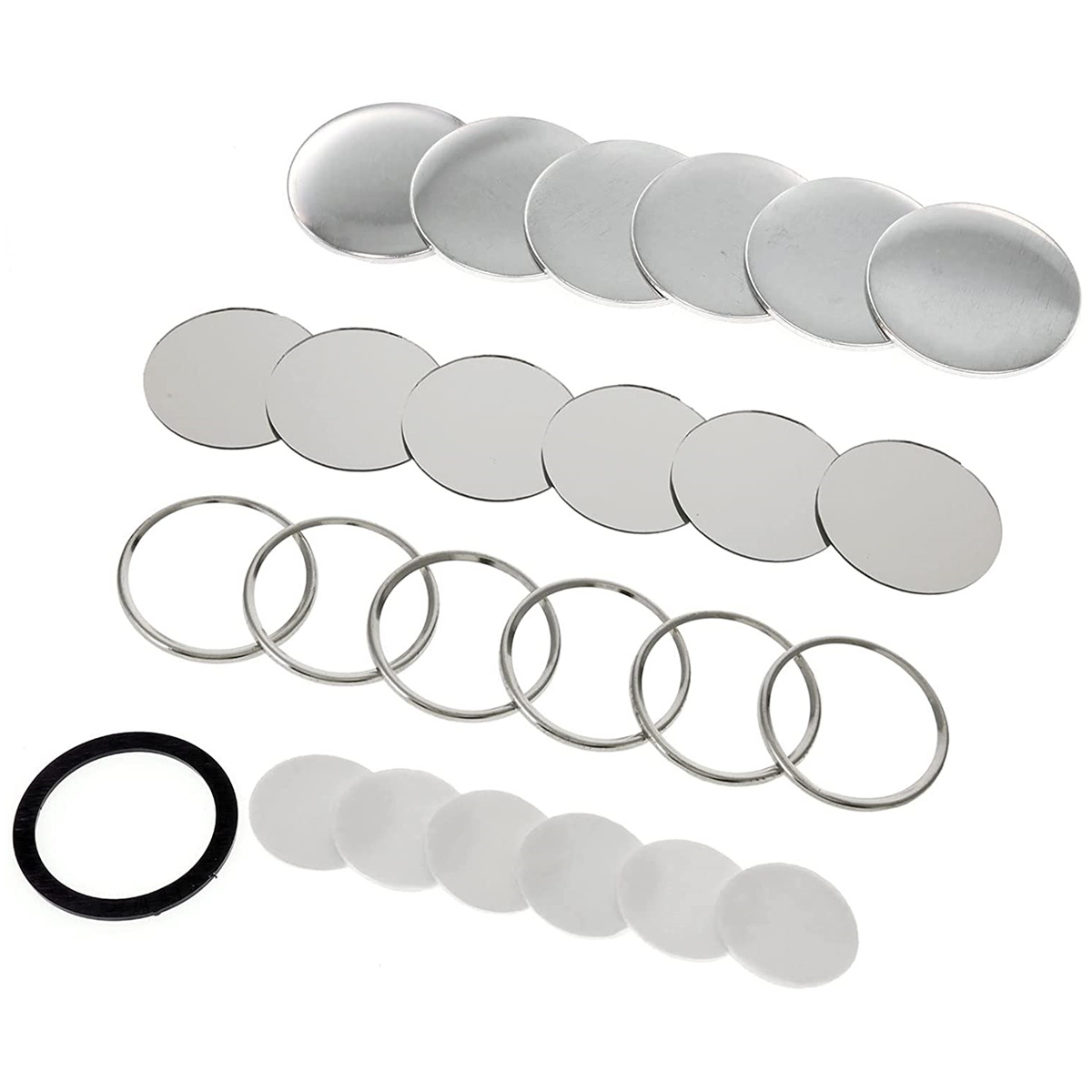 Piezas de Botones de Espejo en - Button Badge Blank reseña y precio