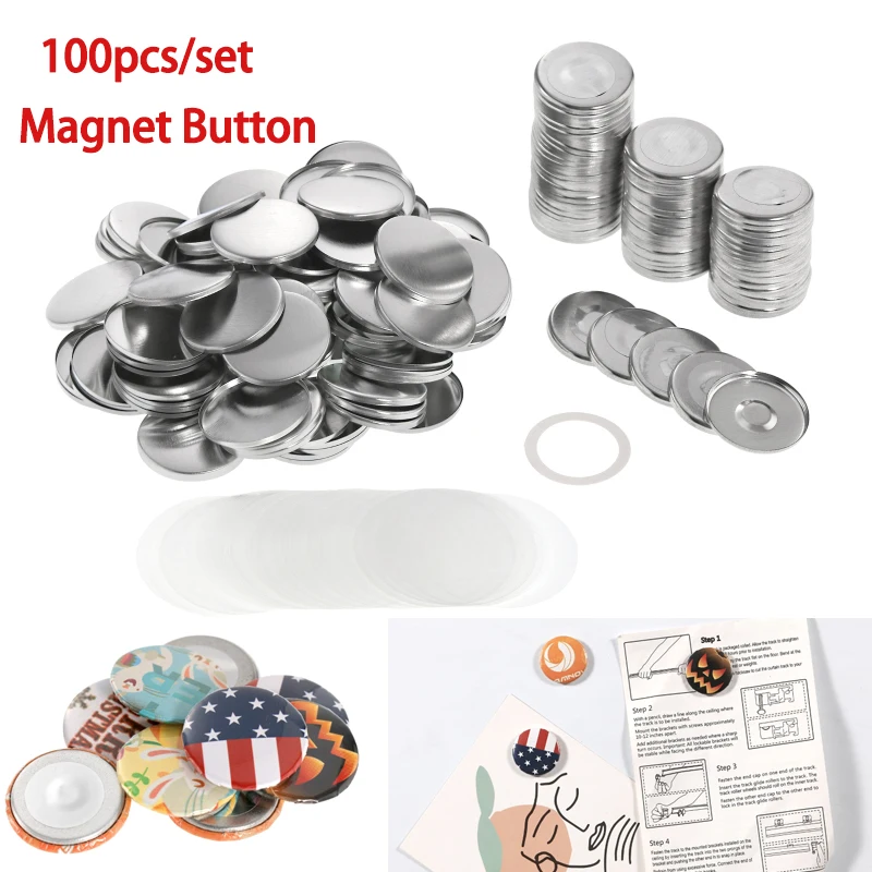 25mm 32mm 58mm DIY imanes magn - Button Badge Blank reseña y precio